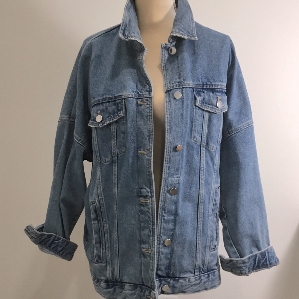 Denim Oversized jacket. Runs big.